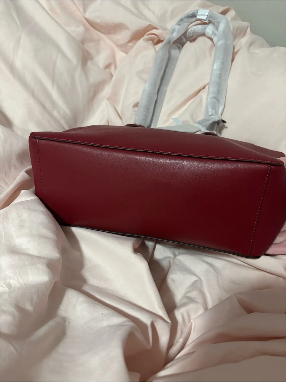 Michael Kors Red Saffiano Leather Tote with Gold Hardware *Brand New*